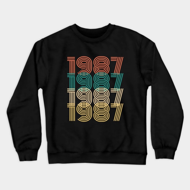 Vintage 1987 Crewneck Sweatshirt by Sabahmd